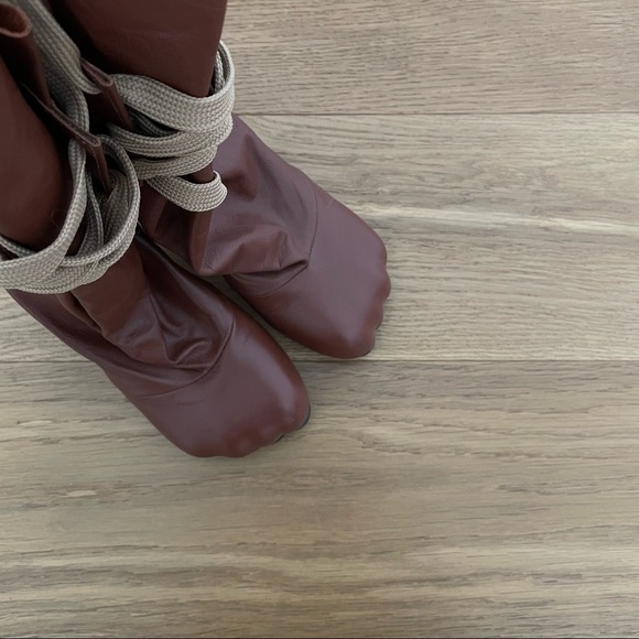 ❌SOLD❌Vivienne Westwood New Bag Boot Brick Red UK5 - Picture 5 of 11